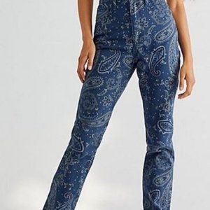 We Wore What The Icon Jean in Night Sky Size 25 NWT